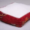 Red Floral Berber Poufs - Image 6