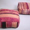 Pair of Striped Wool Cushions - Image 2