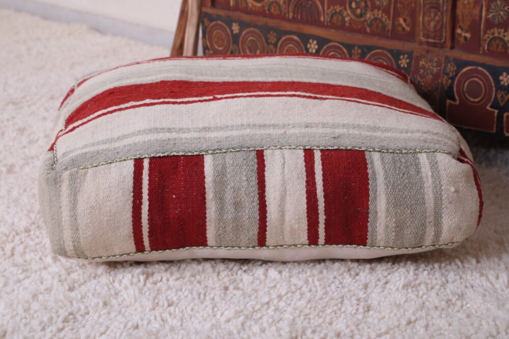 Vintage Handmade Moroccan Ottoman Pouf - Image 4