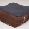 Brown & Cream Moroccan Pouf - Image 4