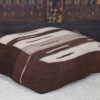 Brown & Cream Moroccan Pouf