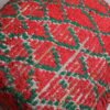 Handwoven Red & Green Kilim Ottoman - Image 3