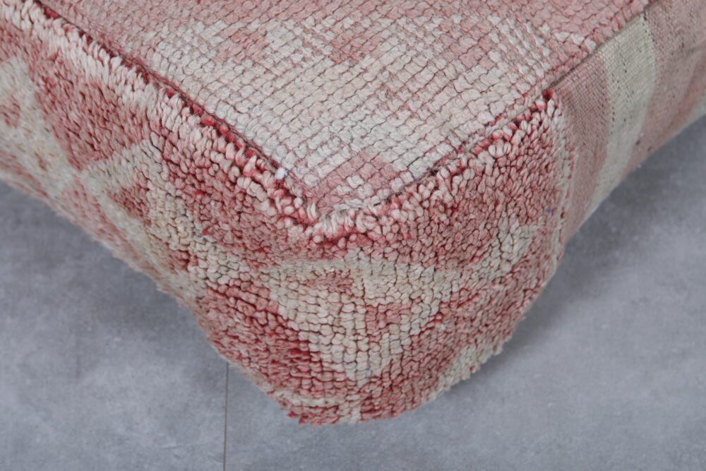 Vintage Wool Bohemian Pouf - Image 4