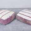 Pair of Vintage Kilim Ottoman Poufs - Image 8