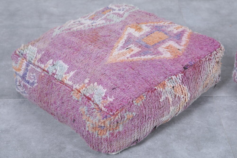 Two Moroccan vintage ottoman pouf - Image 5