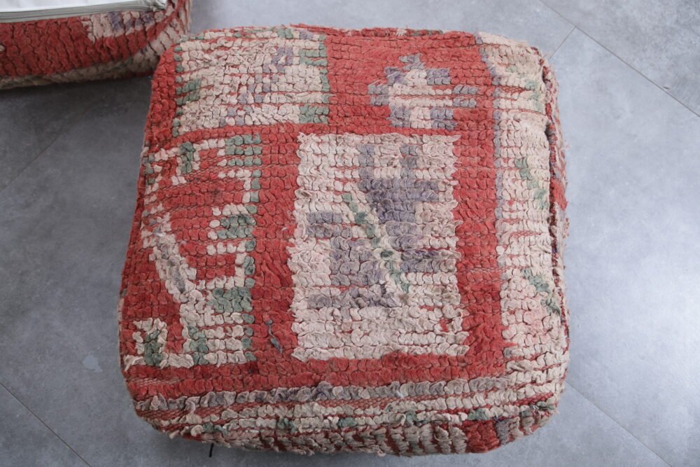 Vintage Moroccan Boujaad Poufs - Image 7