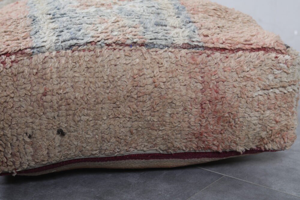 Light-Toned Moroccan Ottomans Poufs - Image 3