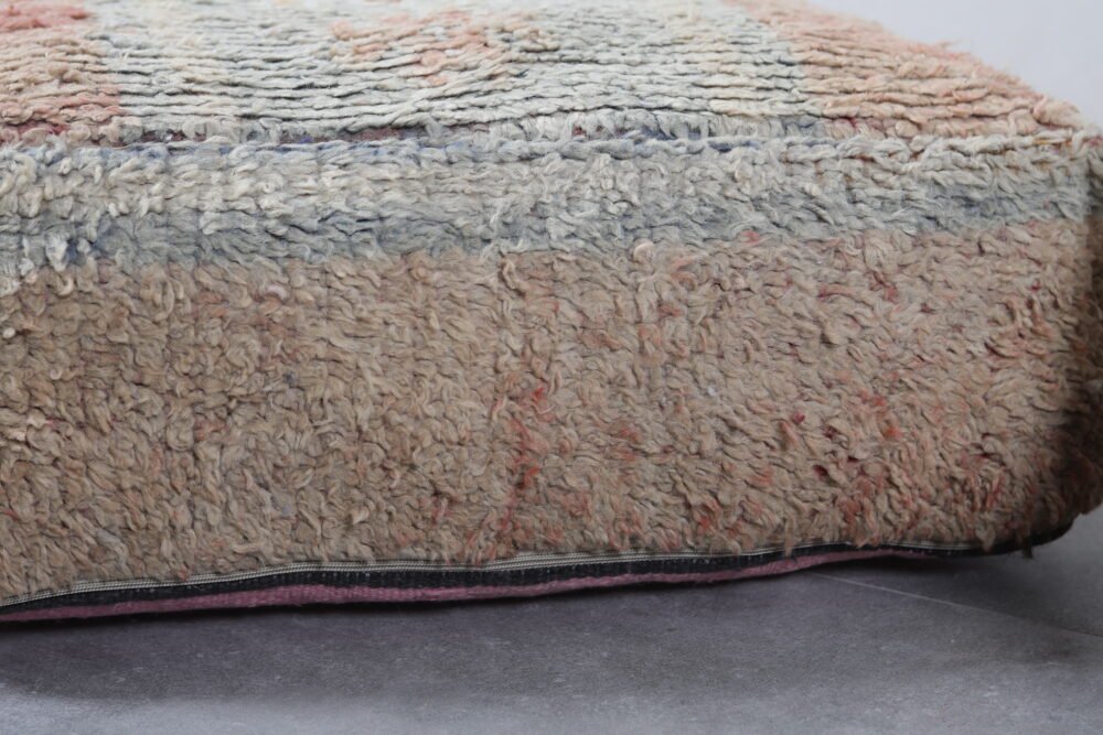 Light-Toned Moroccan Ottomans Poufs - Image 6