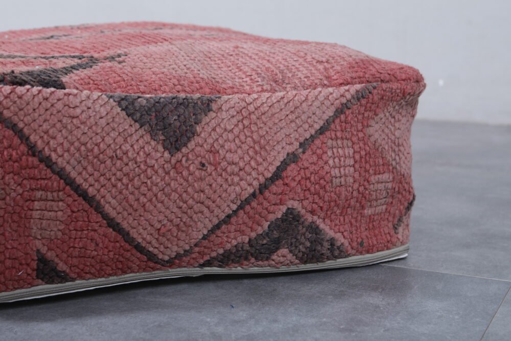Two Moroccan Vintage Ottoman Poufs - Image 3