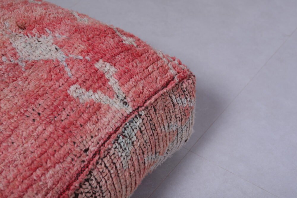 Blush Pink Moroccan Pouf - Image 2