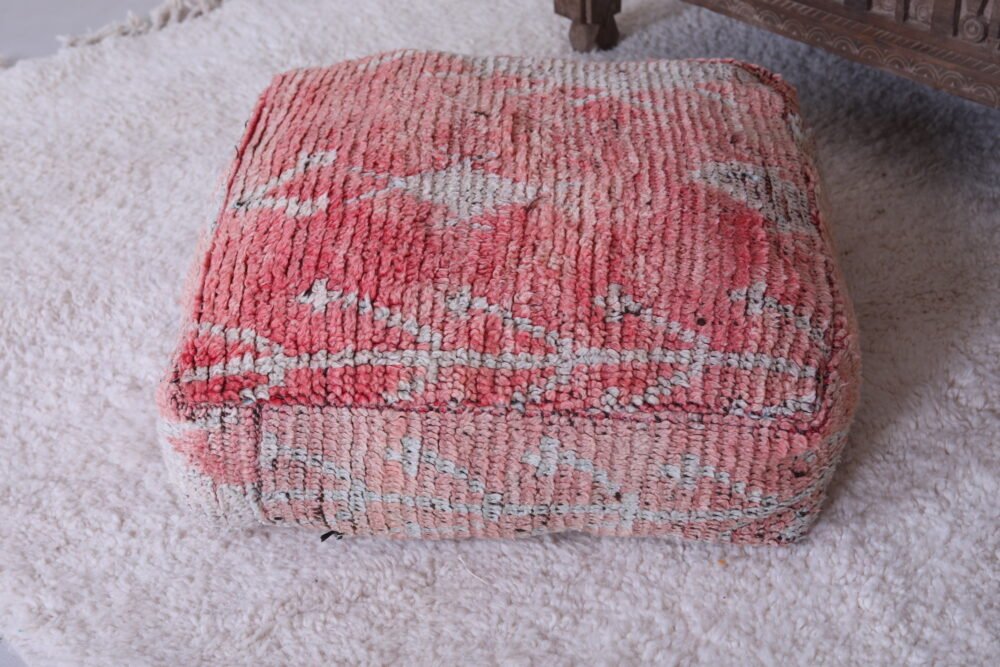 Blush Pink Moroccan Pouf - Image 5