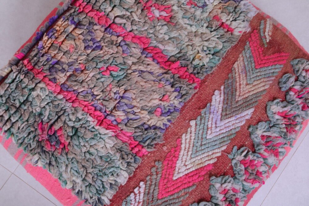 Bright Vintage Moroccan Pouf - Image 3