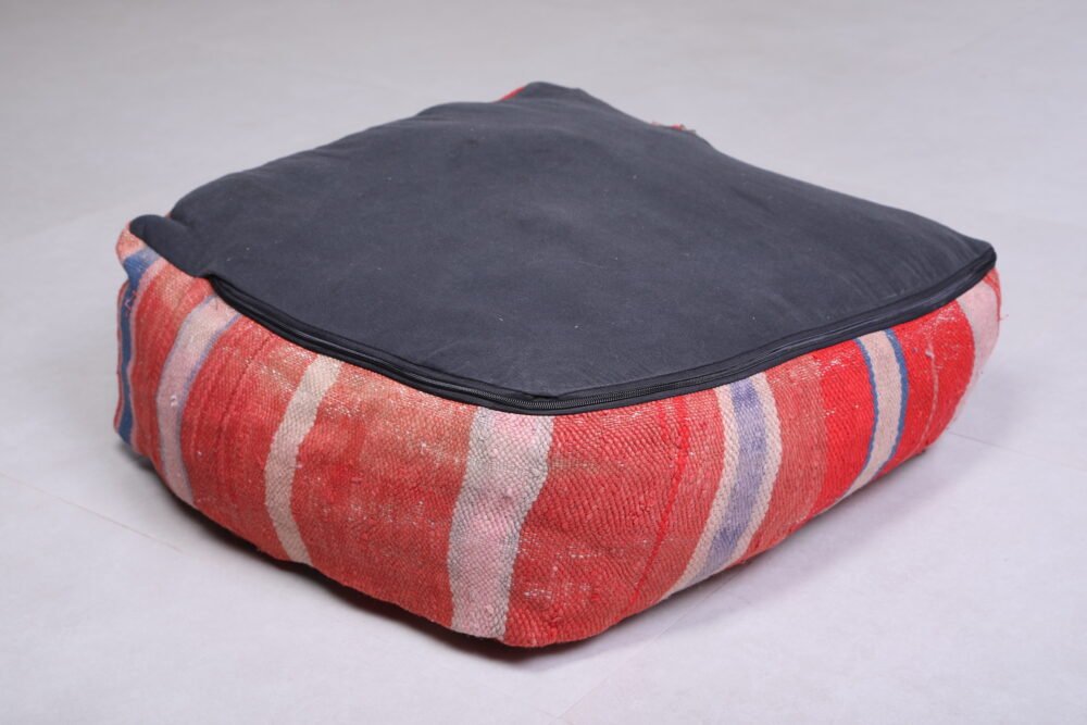 Soft Vintage Kilim Floor Cushions - Image 5
