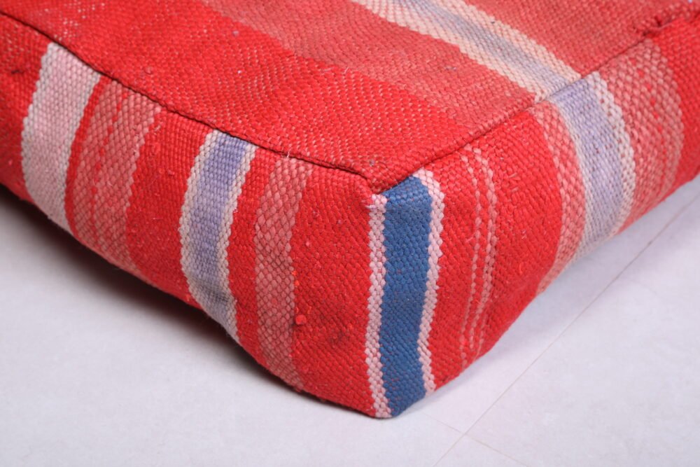 Soft Vintage Kilim Floor Cushions - Image 7