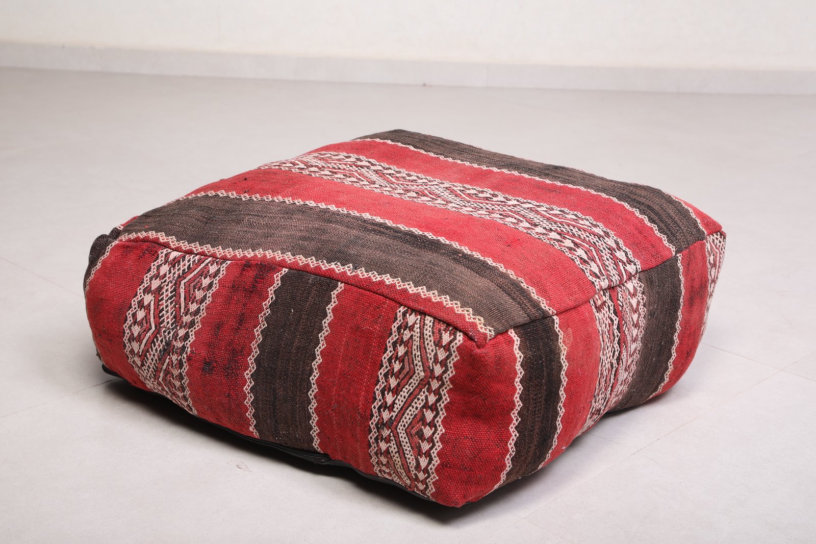 Moroccan Kilim Pouf Seat