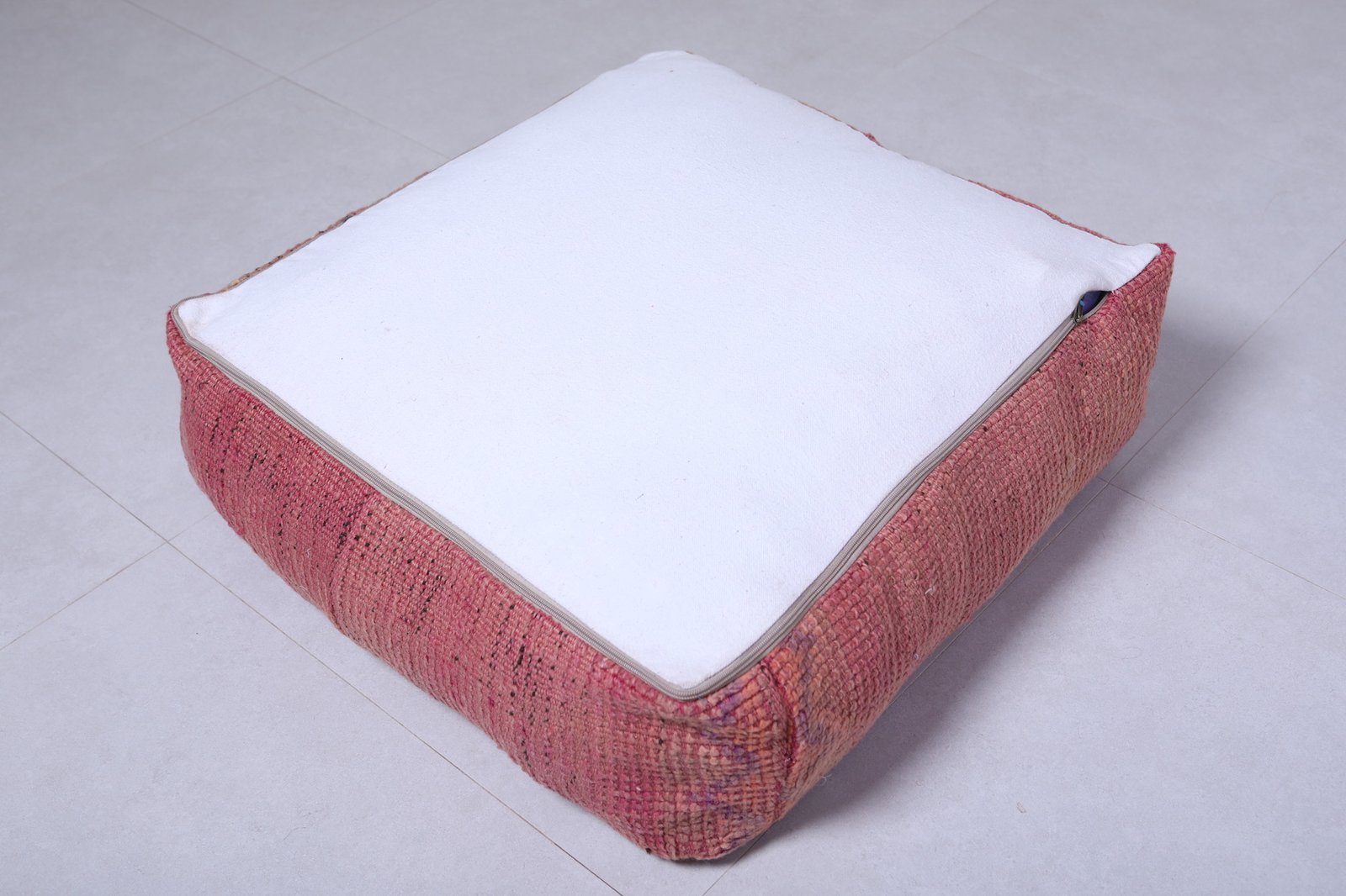 Minimalist Vintage Wool Floor Cushion - Image 4