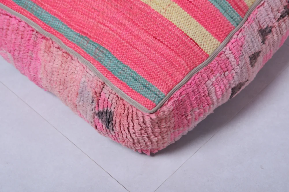 Diamond Pattern Vintage Floor Cushion - Image 2