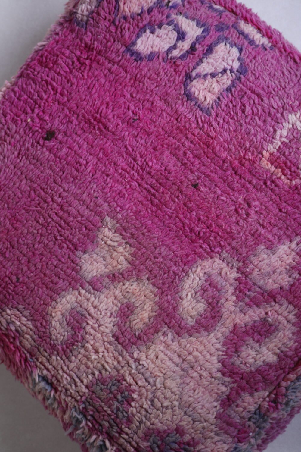 Moroccan Wool Ottoman Pair - Image 7