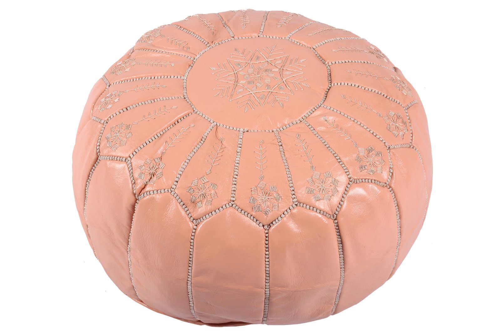 Blush Pink Moroccan Pouf