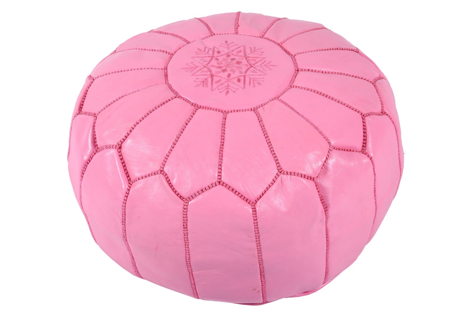 Pink Moroccan pouf
