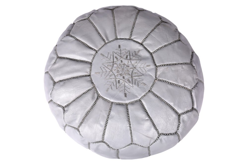 White pouf