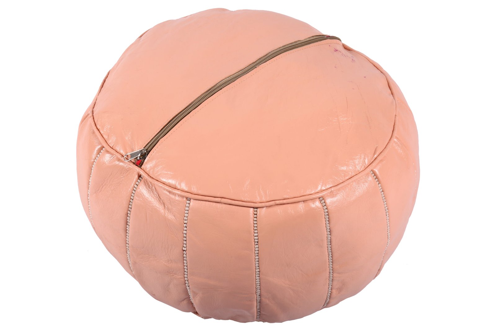 Blush Pink Moroccan Pouf