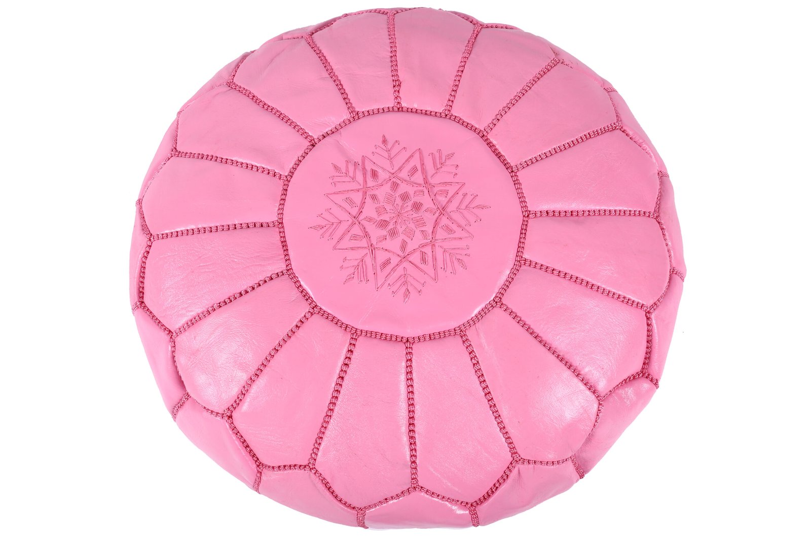 Pink Moroccan pouf