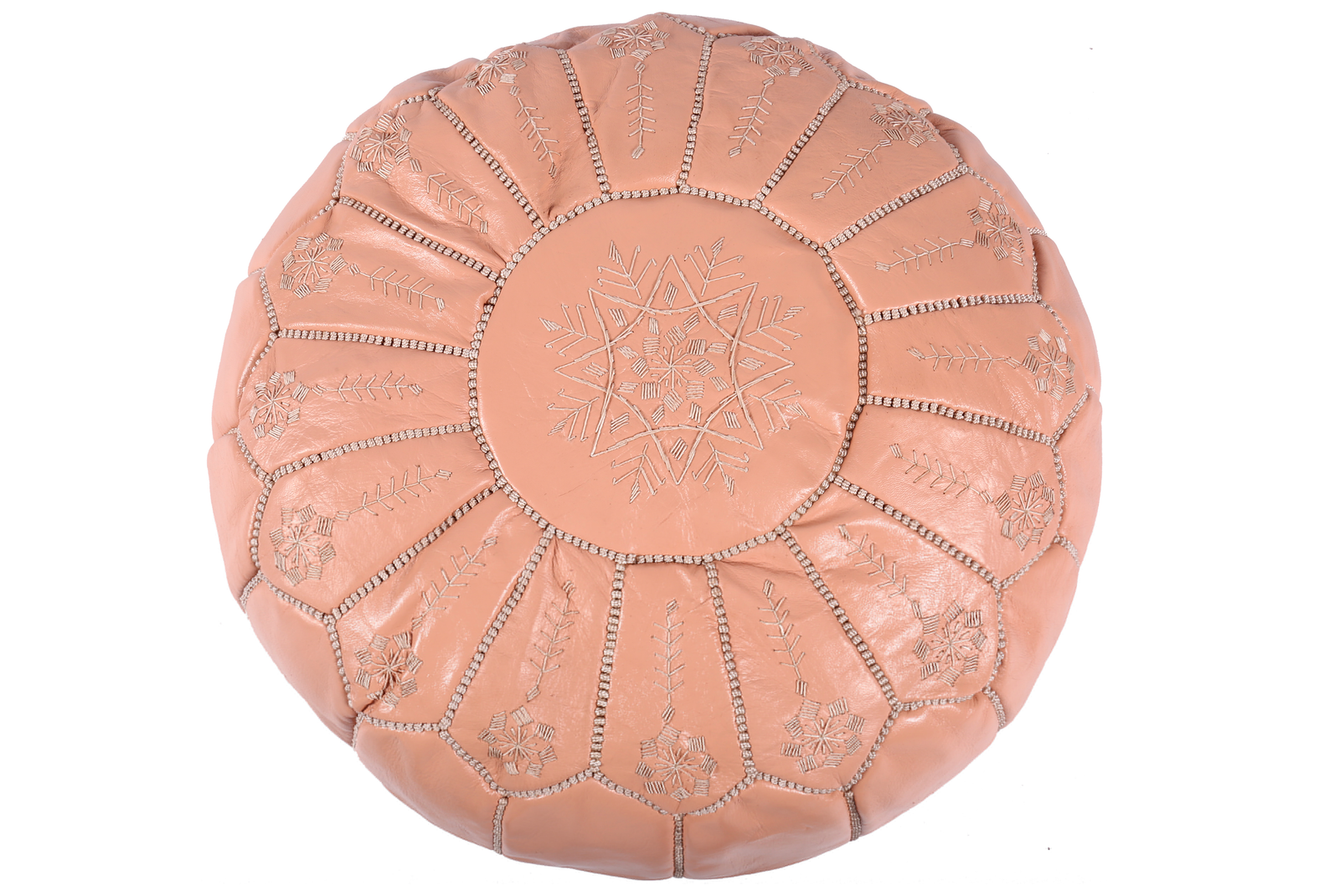 Blush Pink Moroccan Pouf
